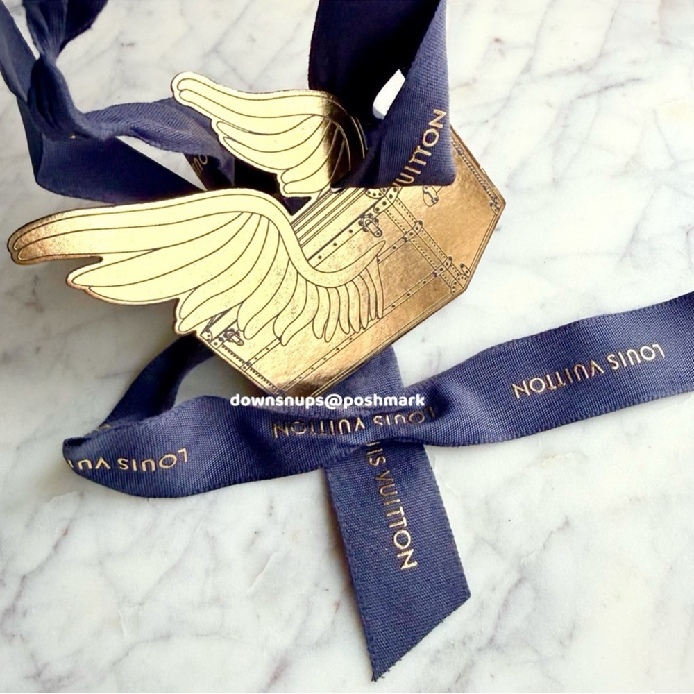 Louis Vuitton Ribbon and Gift Tag/ Ornament Set